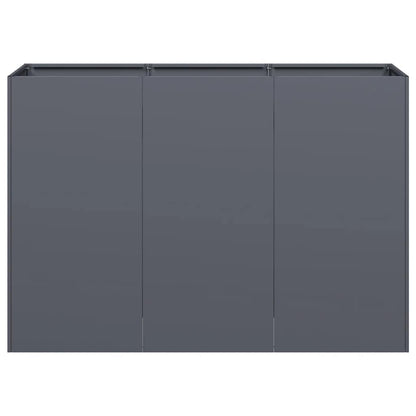 vidaXL Planter Anthracite 120x40x80 cm Cold-rolled Steel