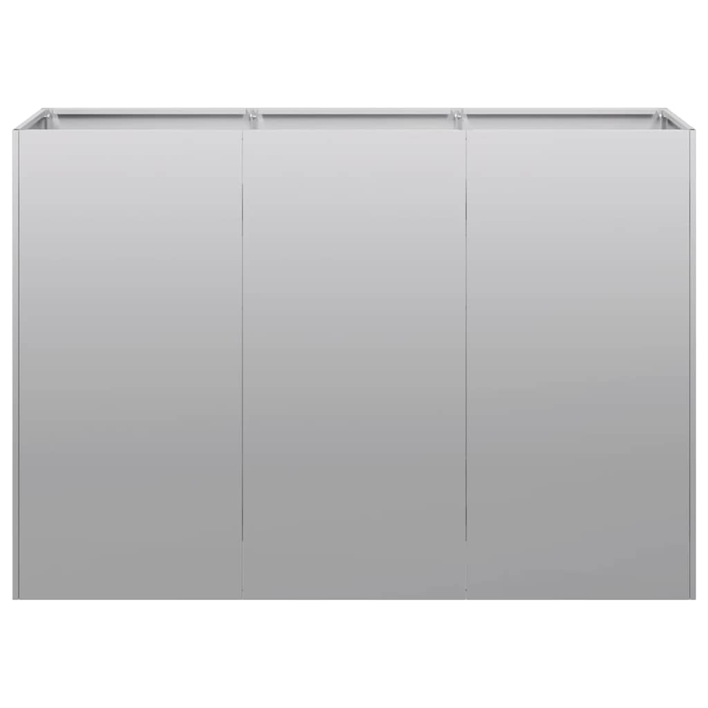 vidaXL Planter 120x40x80 cm Galvanised Steel