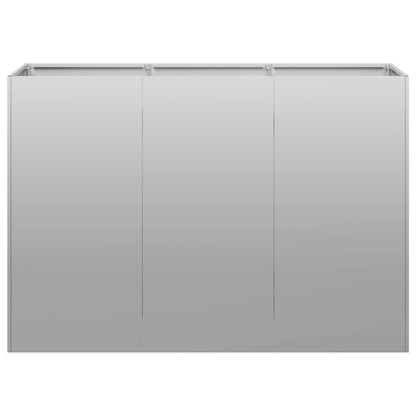 vidaXL Planter 120x40x80 cm Galvanised Steel