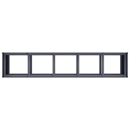vidaXL Planter Anthracite 200x40x80 cm Cold-rolled Steel