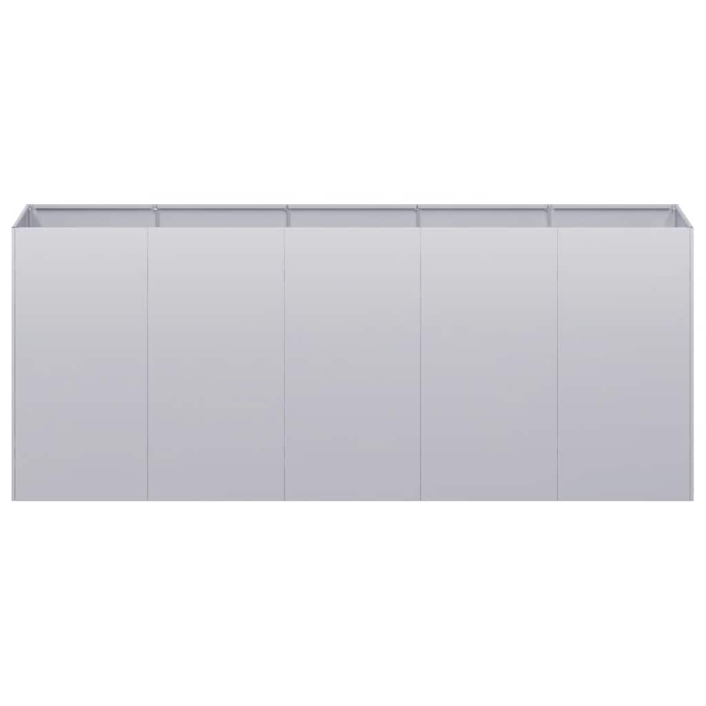 vidaXL Planter 200x40x80 cm Galvanised Steel