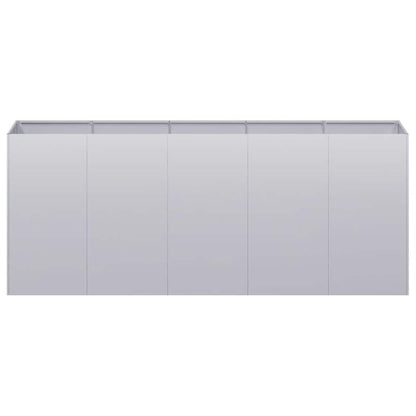 vidaXL Planter 200x40x80 cm Galvanised Steel