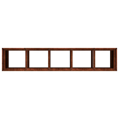 vidaXL Planter Rusty 200x40x80 cm Weathering Steel