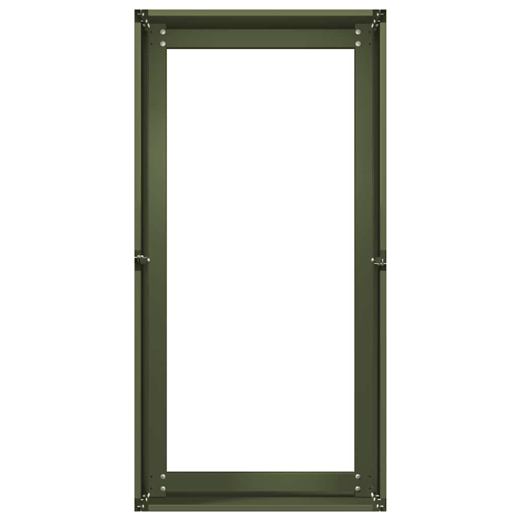 vidaXL Planter Olive Green 40x80x40 cm Cold-rolled Steel