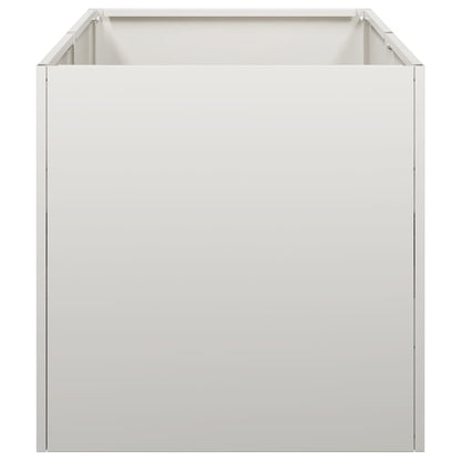 vidaXL Planter 40x80x40 cm Stainless Steel