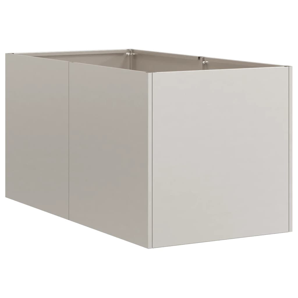 vidaXL Planter Rusty 40x80x40 cm Weathering Steel