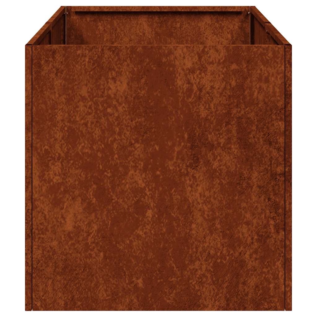 vidaXL Planter Rusty 40x80x40 cm Weathering Steel