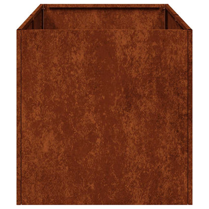 vidaXL Planter Rusty 40x80x40 cm Weathering Steel