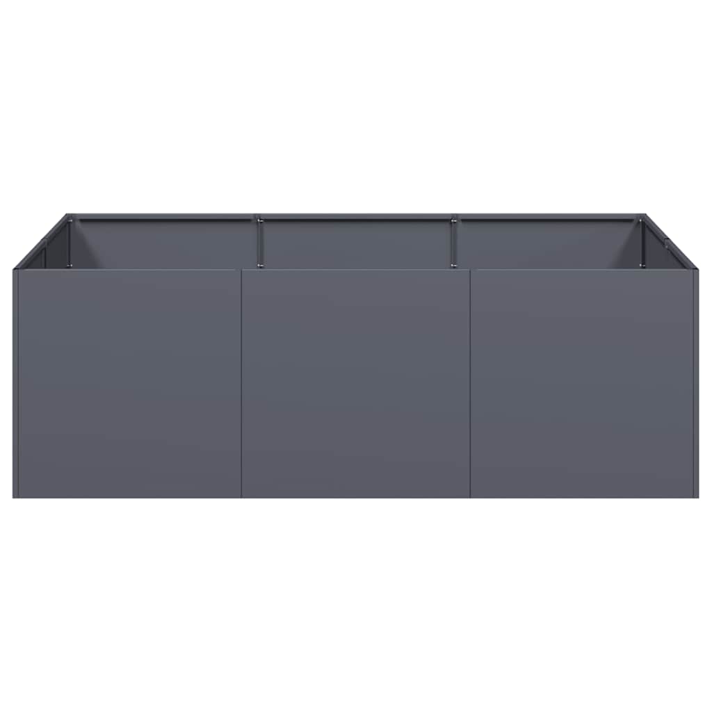 vidaXL Planter Anthracite 120x80x40 cm Steel