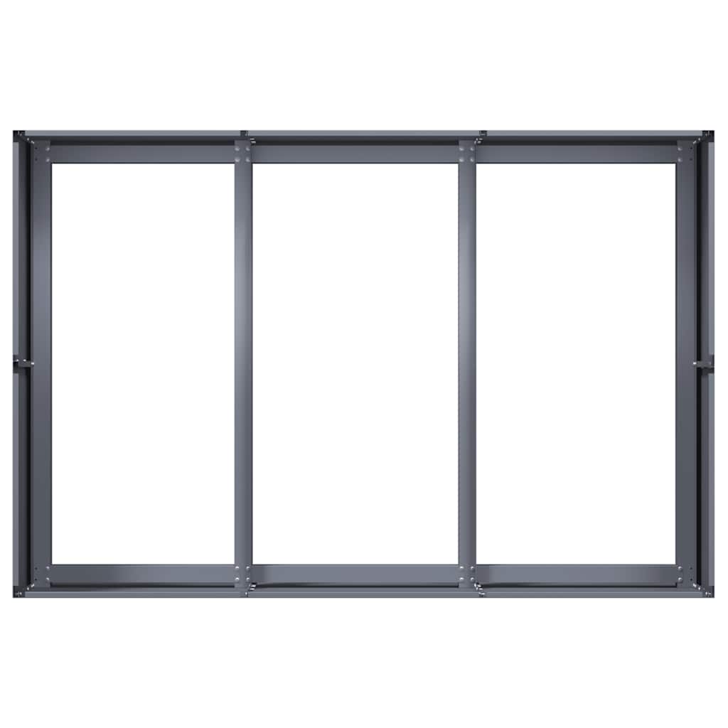 vidaXL Planter Anthracite 120x80x40 cm Steel