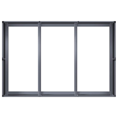 vidaXL Planter Anthracite 120x80x40 cm Steel