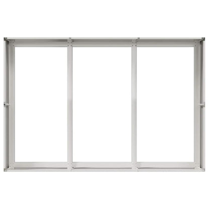 vidaXL Planter 120x80x40 cm Stainless Steel