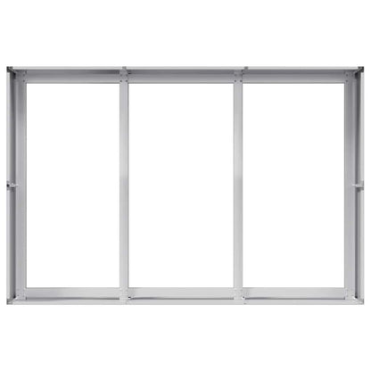 vidaXL Planter 120x80x40 cm Galvanised Steel