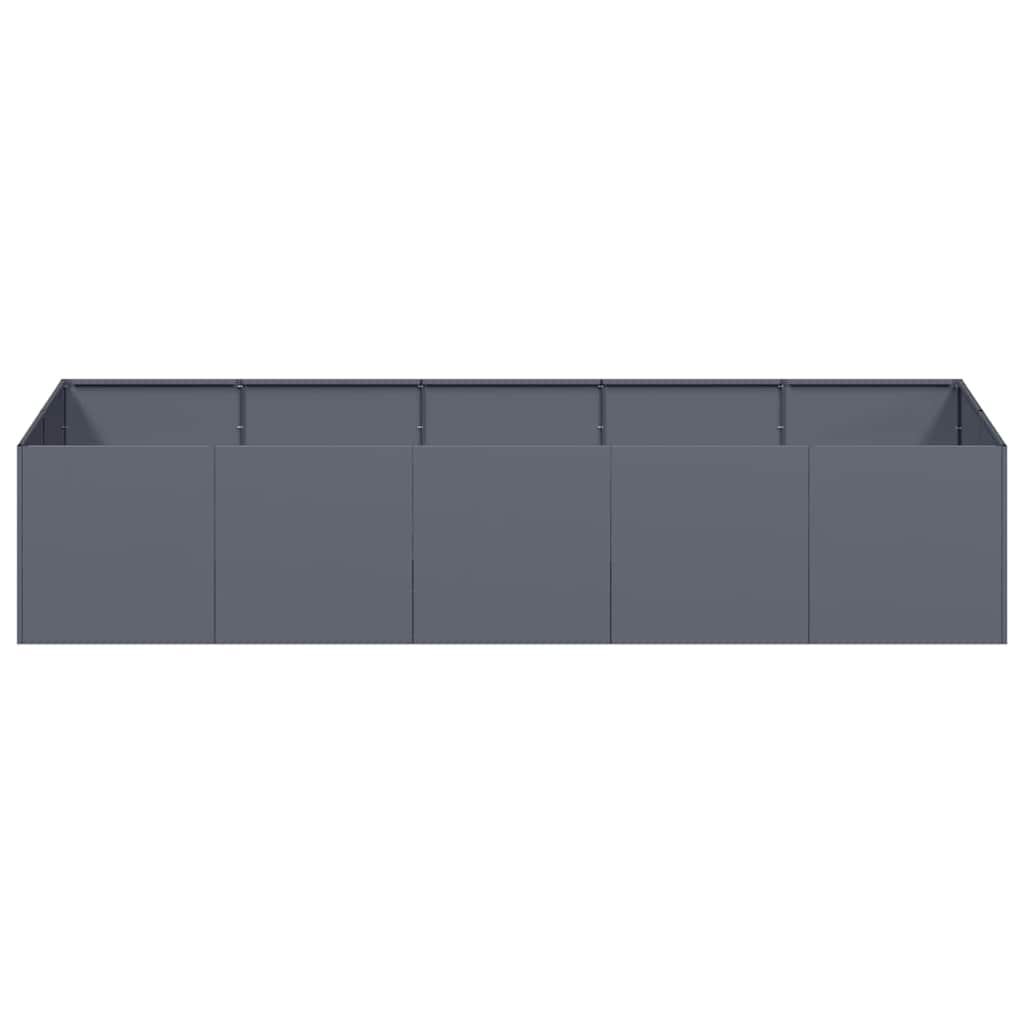 vidaXL Planter Anthracite 200x80x40 cm Steel