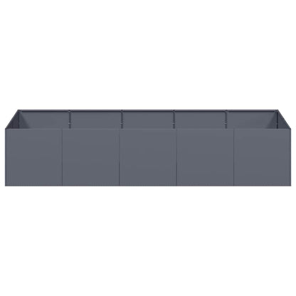 vidaXL Planter Anthracite 200x80x40 cm Steel