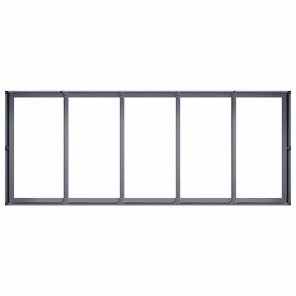 vidaXL Planter Anthracite 200x80x40 cm Steel