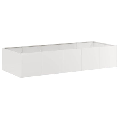 vidaXL Planter 200x80x40 cm Stainless Steel