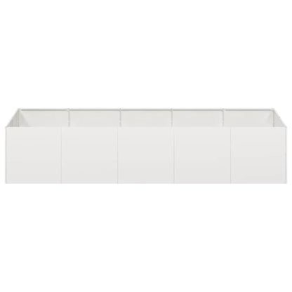 vidaXL Planter 200x80x40 cm Stainless Steel