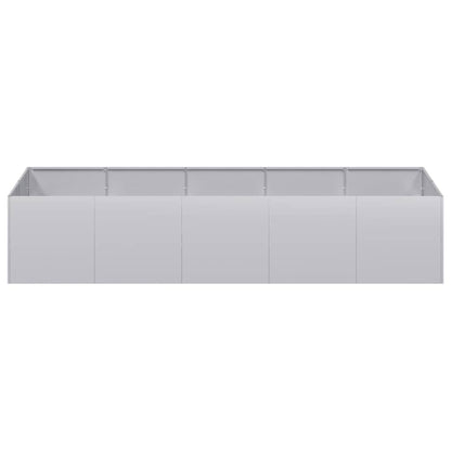 vidaXL Planter 200x80x40 cm Galvanised Steel