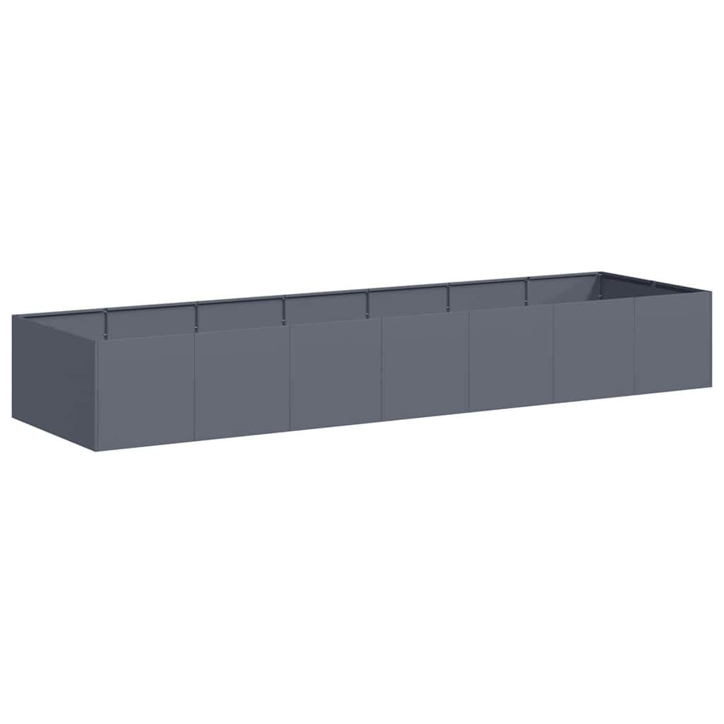 vidaXL Planter Anthracite 280x80x40 cm Steel