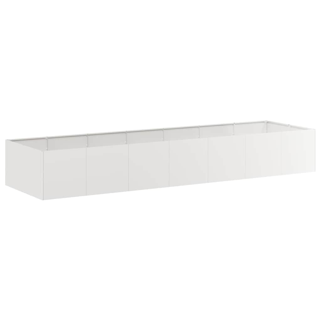 vidaXL Planter 280x80x40 cm Stainless Steel