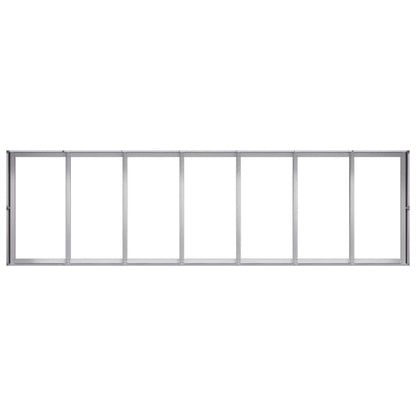 vidaXL Planter 280x80x40 cm Galvanised Steel