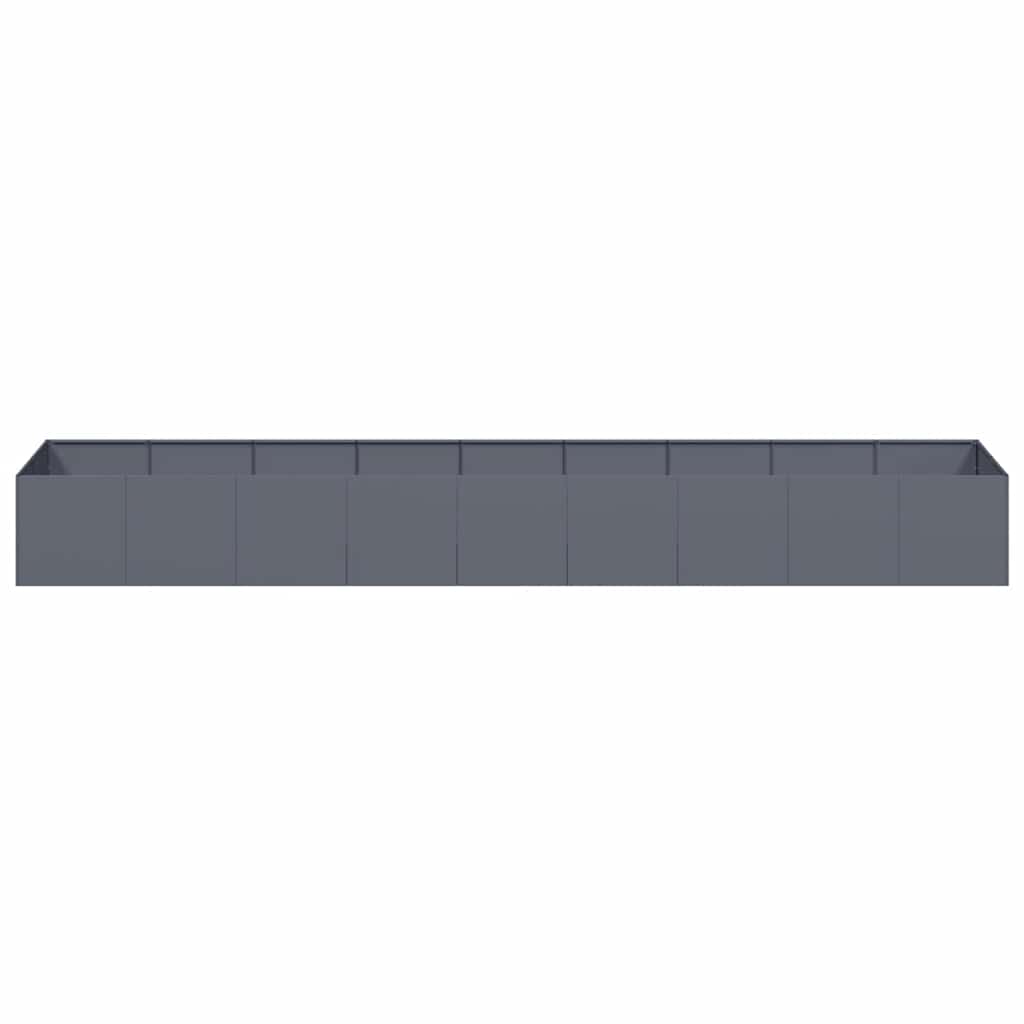 vidaXL Planter Anthracite 360x80x40 cm Steel