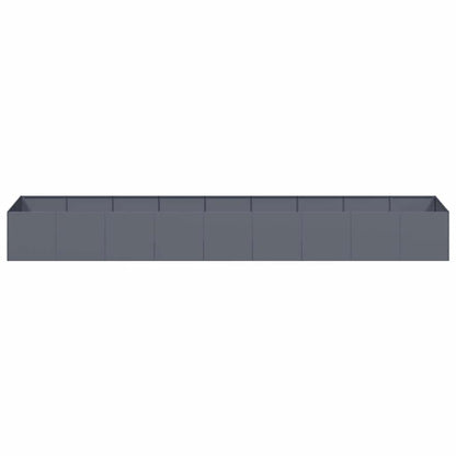 vidaXL Planter Anthracite 360x80x40 cm Steel