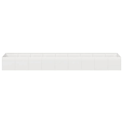 vidaXL Planter 360x80x40 cm Stainless Steel