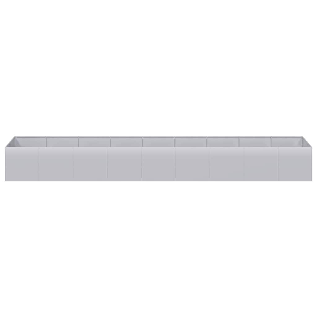 vidaXL Planter 360x80x40 cm Galvanised Steel