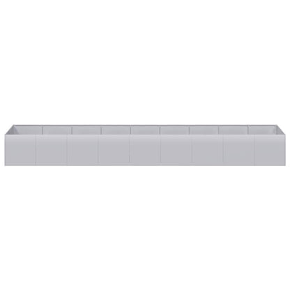 vidaXL Planter 360x80x40 cm Galvanised Steel