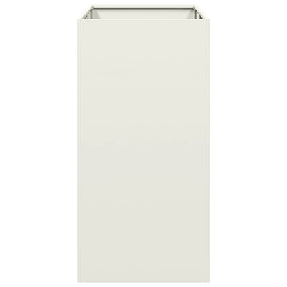 vidaXL Planter White 40x80x80 cm Steel