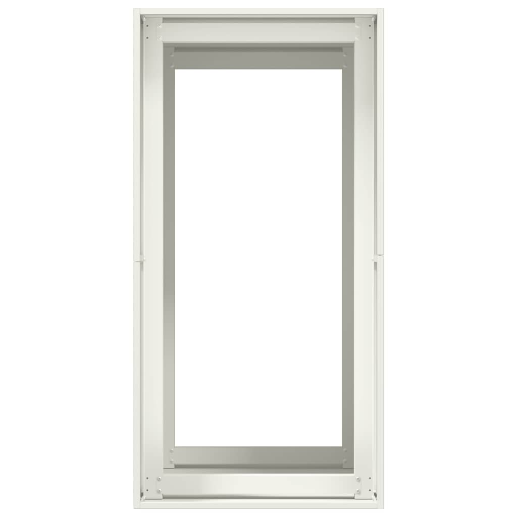 vidaXL Planter White 40x80x80 cm Steel