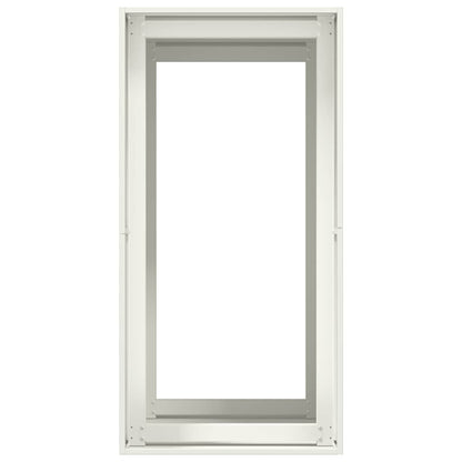 vidaXL Planter White 40x80x80 cm Steel