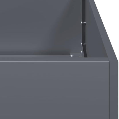 vidaXL Planter Anthracite 40x80x80 cm Steel