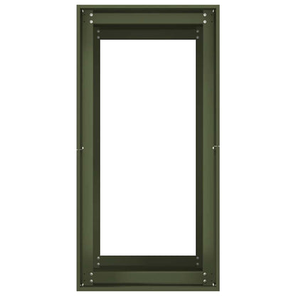 vidaXL Planter Olive Green 40x80x80 cm Steel