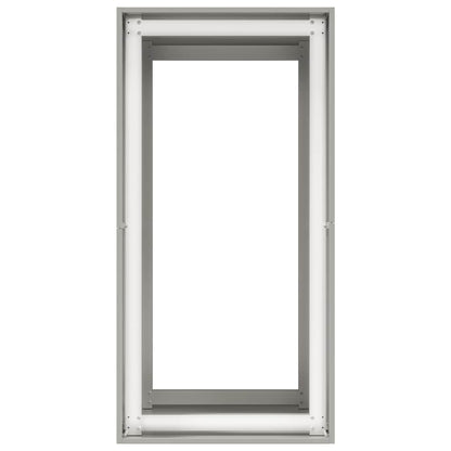 vidaXL Planter 40x80x80 cm Stainless Steel
