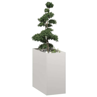 vidaXL Planter 40x80x80 cm Stainless Steel
