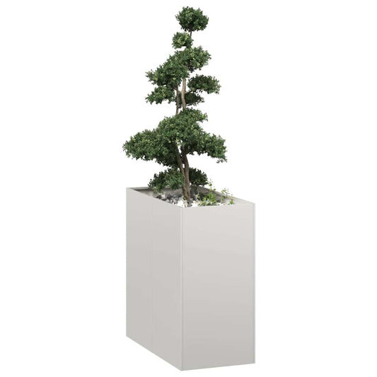 vidaXL Planter 40x80x80 cm Stainless Steel