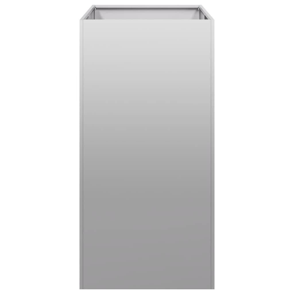 vidaXL Planter 40x80x80 cm Galvanised Steel