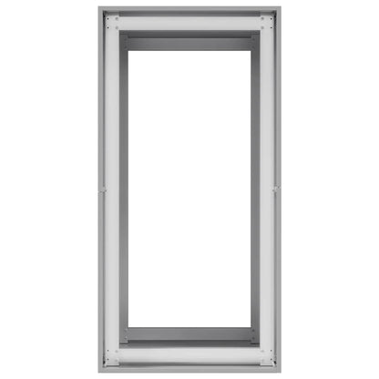 vidaXL Planter 40x80x80 cm Galvanised Steel