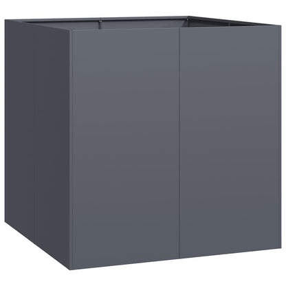 vidaXL Planter Anthracite 80x80x80 cm Steel