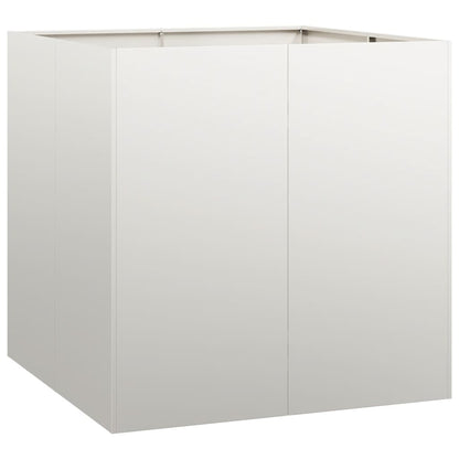 vidaXL Planter 80x80x80 cm Stainless Steel