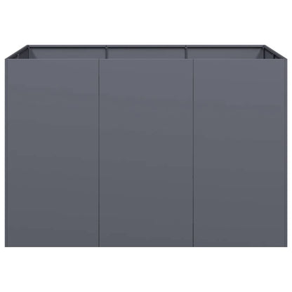 vidaXL Planter Anthracite 120x80x80 cm Steel