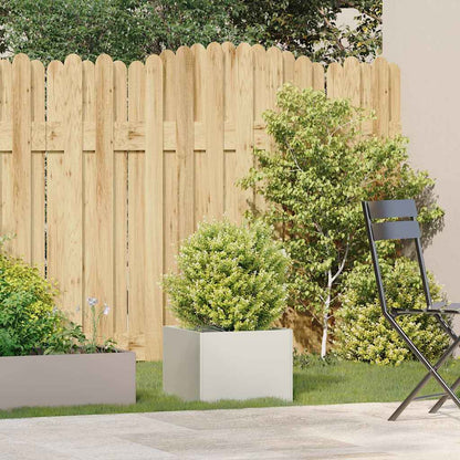 vidaXL Planter White 40x40x30 cm Steel