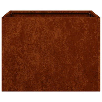 vidaXL Planter Rusty 40x40x30 cm Weathering Steel
