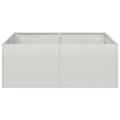 vidaXL Planter 80x80x30 cm Stainless Steel