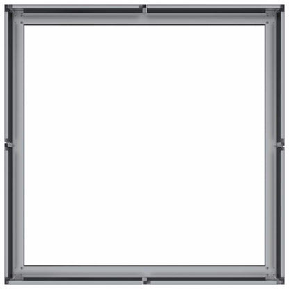 vidaXL Planter 80x80x30 cm Galvanised Steel