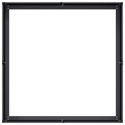 vidaXL Planter Black 100x100x30 cm Steel