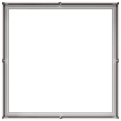 vidaXL Planter 100x100x30 cm Stainless Steel